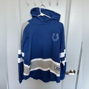 Blue and Gray Colts Hoodie